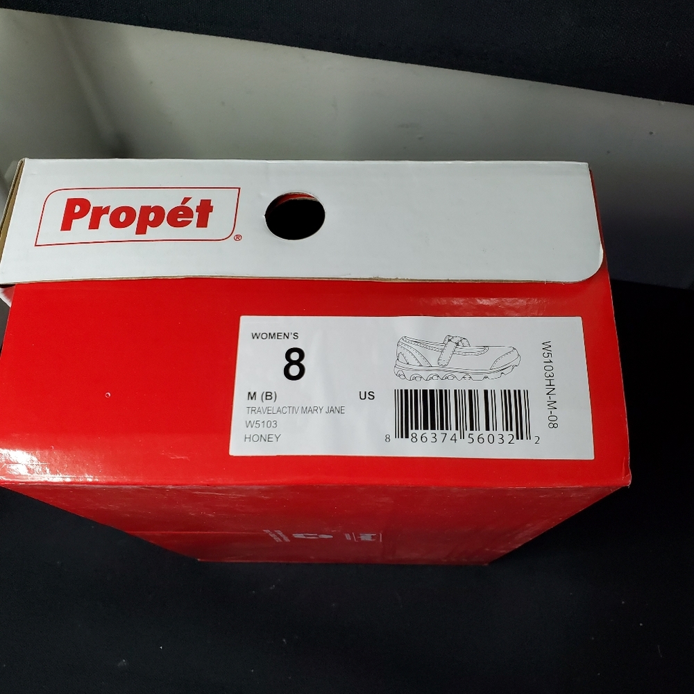 PROPET Womens TravelActiv Mary Jane Flat Size 8, Honey - Picture 12 of 13